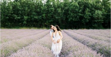 engagement shoot in Provence