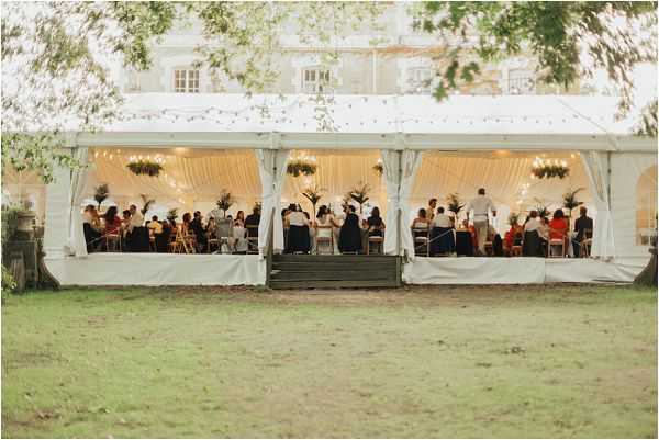 marquee wedding reception | Image by Matthias Toth