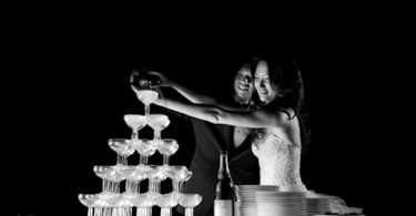 7 French Wedding Drinks Champagne Tower Studio Cabrelli
