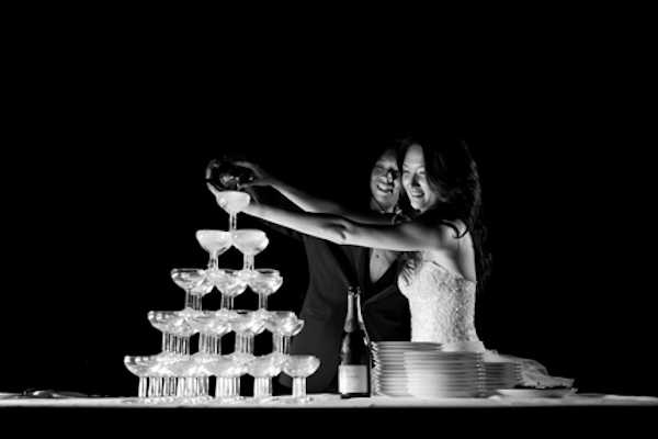 7 French Wedding Drinks Champagne Tower Studio Cabrelli