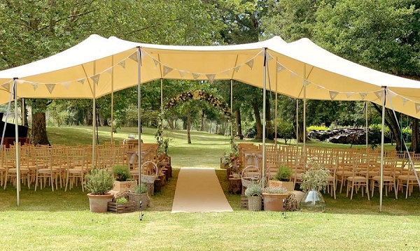 Hiring a tent or furniture for your wedding