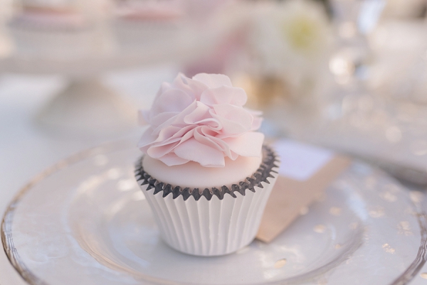 blush wedding cupcakes