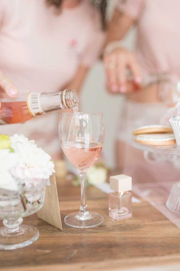 champagne bridal morning