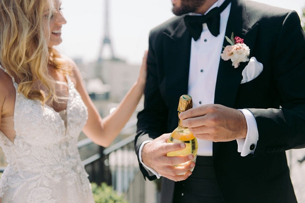 champagne wedding in paris