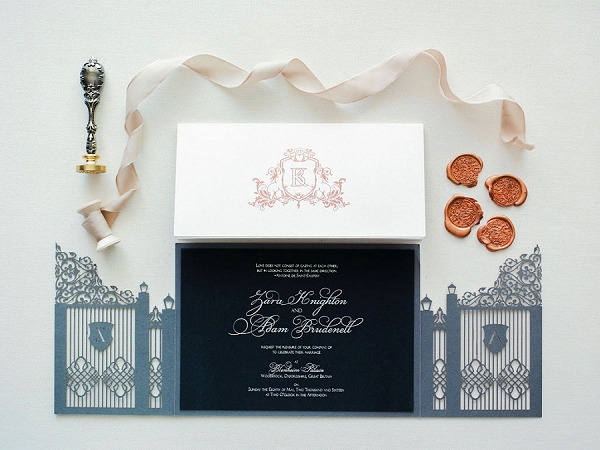 Chateau Saint Martin & Spa wedding invitation