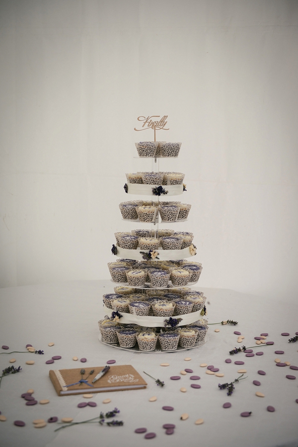 lavender inspired wedding cake