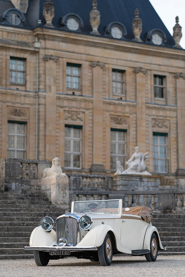 vintage wedding car Paris