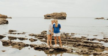 Beach Engagement in Biarritz