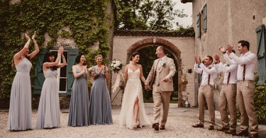 Renaissance styled wedding at Chateau Saint Martory