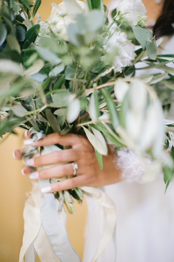 olive branch wedding bouquet