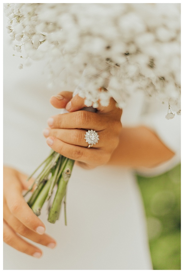 Bouquet and ring