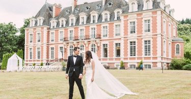 Romantic Chateau De La Cazine wedding