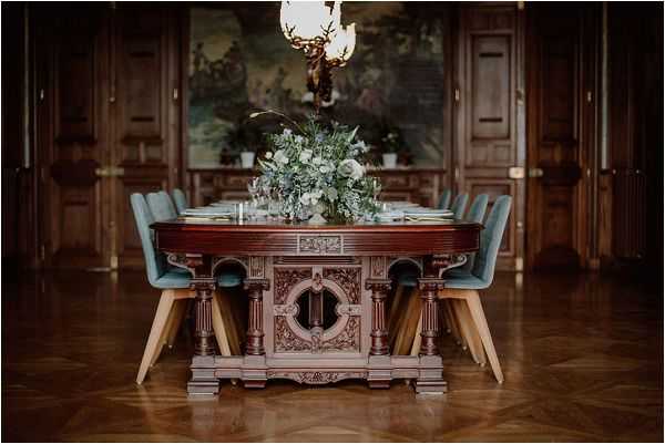 chic French style wedding table design