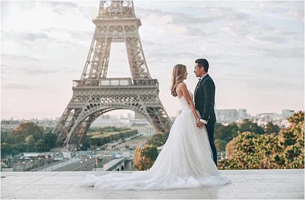 Engagement shoot at the Eiffel Tower