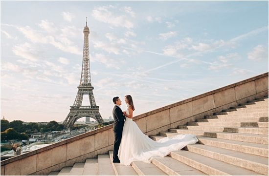 From Hong Kong to Paris Engagement Shoot - French Wedding Style