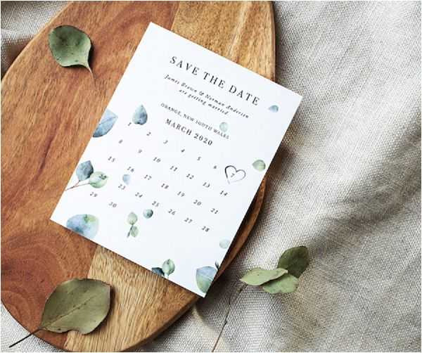 save the date calendar invitation