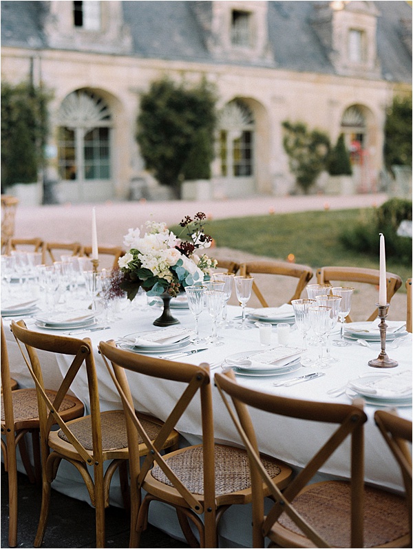 Chateau Dinner Tablesetting