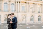 Old World Glam Engagement Session in Paris