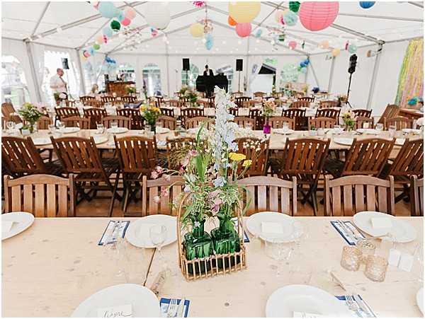 indoor tent for a wedding reception Images by Alexander J Collins