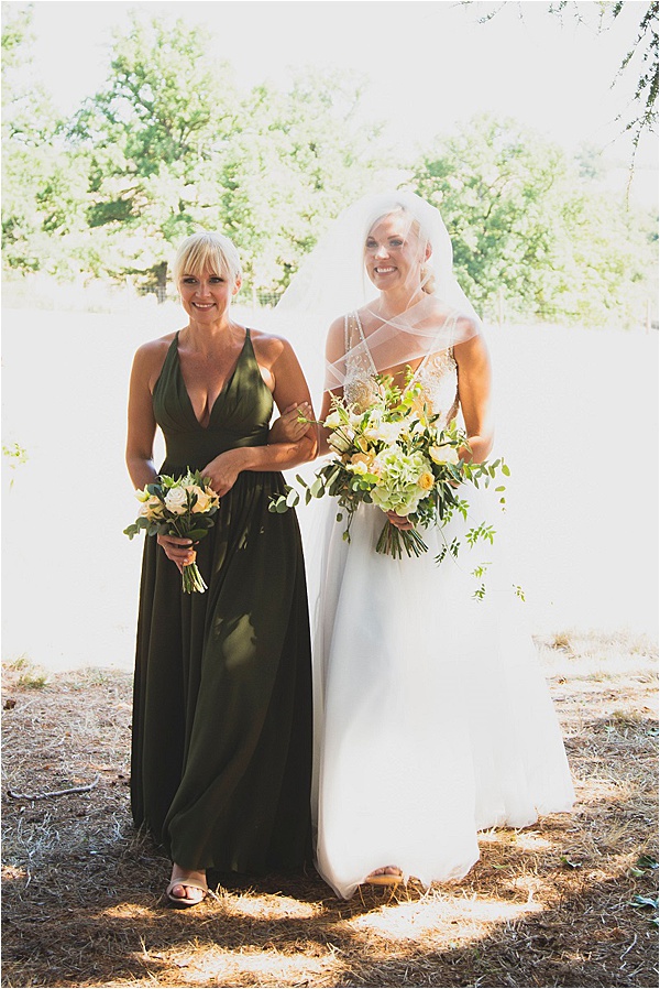 Bride and her maid of honor