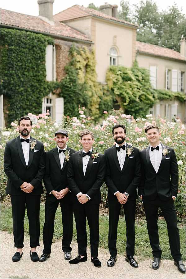 Chic Chateau de Malliac Wedding Groom