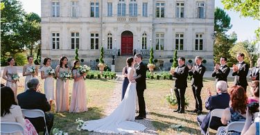 Delicate Chateau wedding in Southwest France