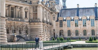 Romantic Elopement at Chateau de Chantilly in France