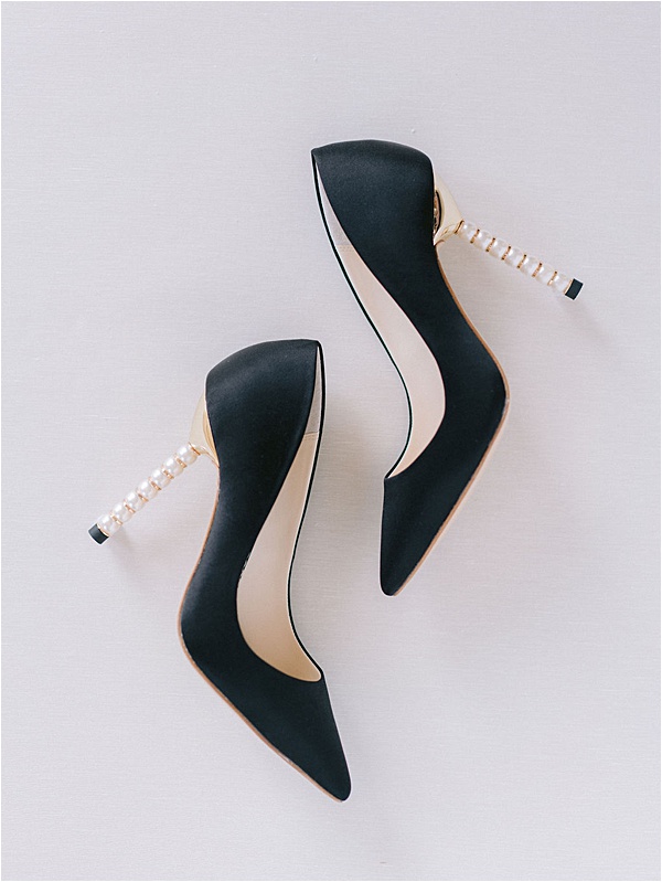 Stylish Black Bella Belle Shoes Pearl Heels | Image by Laura Gordon
