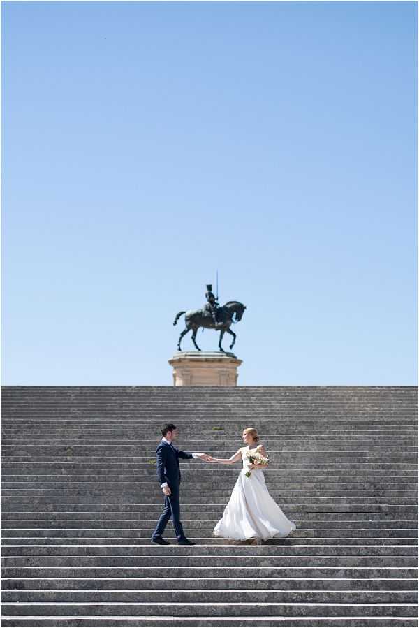 ideas for stair case bridal photos | Image by Cedric Klein