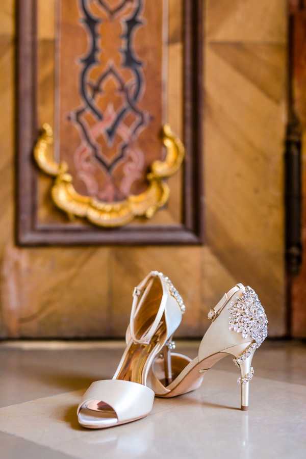 Crystal Encrusted Bridal Shoe