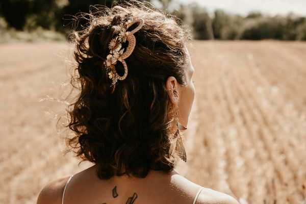 boho wedding hair accessory