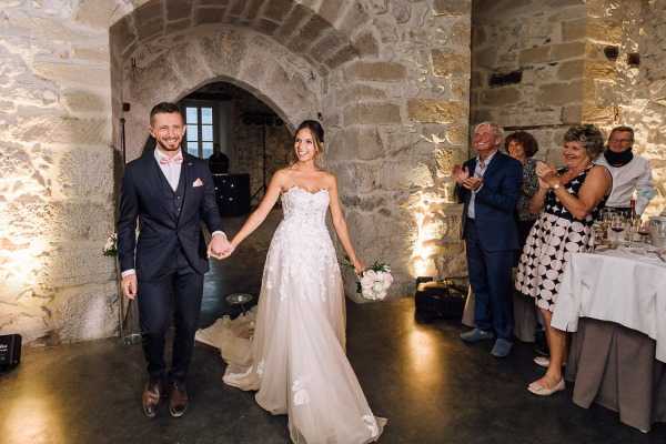 bride and groom entrance