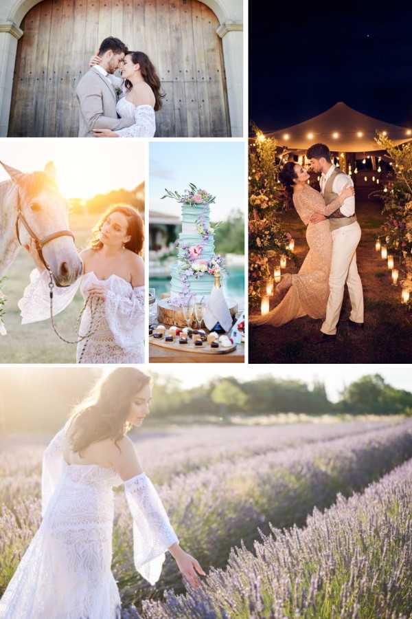 Wedding Tents in the Lavender Meadows of Domaine de Bres Snapshot