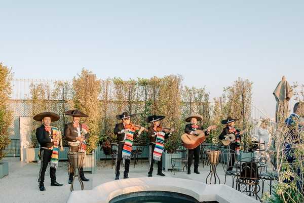 Mariachi Band playing at French-Mexican wedding in Paris