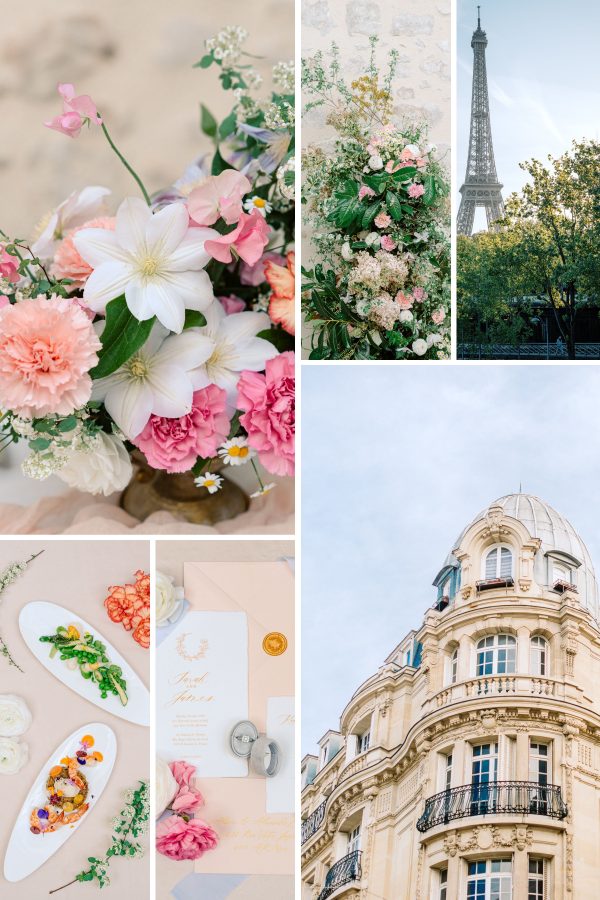 A Florist And A Chef Pair Colourful Florals And Flavours, The French Way Collage