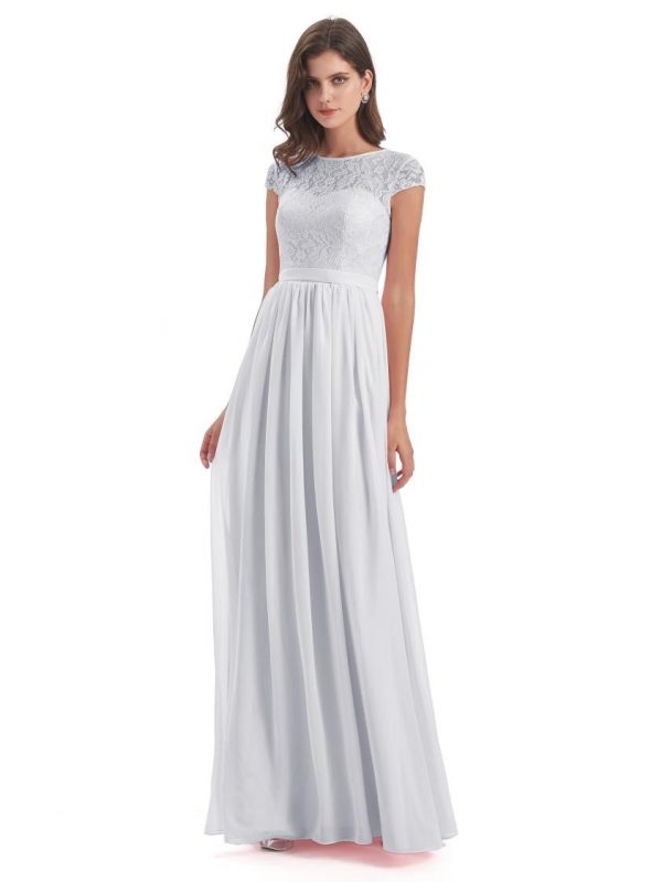 White Bridesmaid Dress by Cicinia
