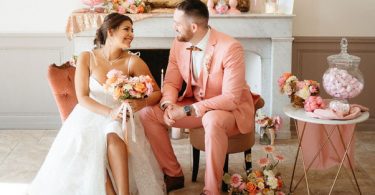 Love is sweet at this candy coloured wedding