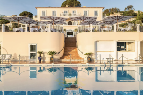 Hotel Villa belrose St Tropez wedding dress