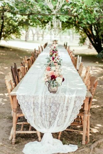 Mismatched chairs boho decor wedding 