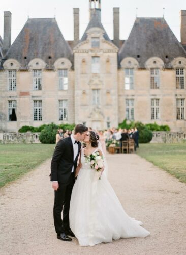 elegant organic destination wedding at a french chateau - wedding photographer prices