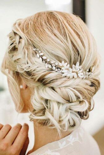 Boho Hair Style with pearls