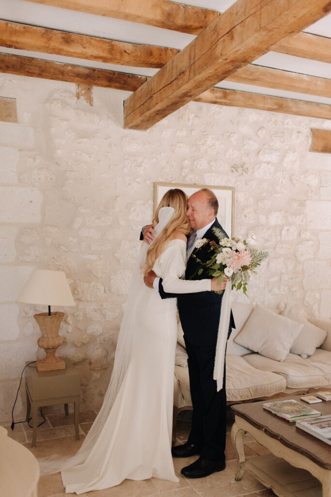 bride and father
