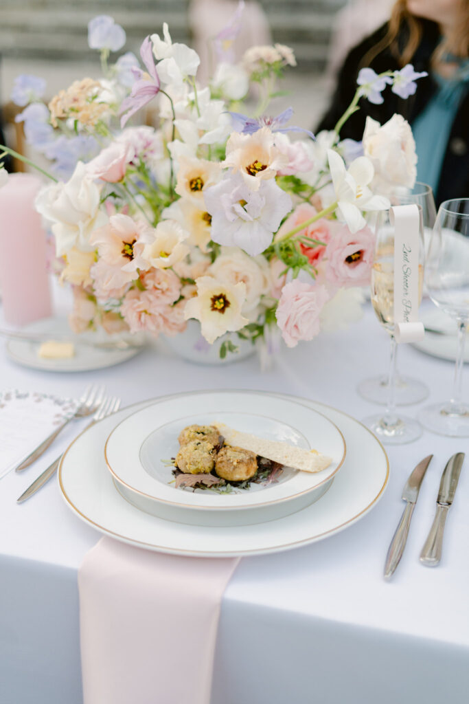 french wedding menu
