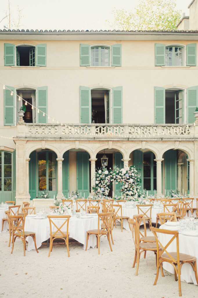 olya kobruseva Mediterranean garden wedding