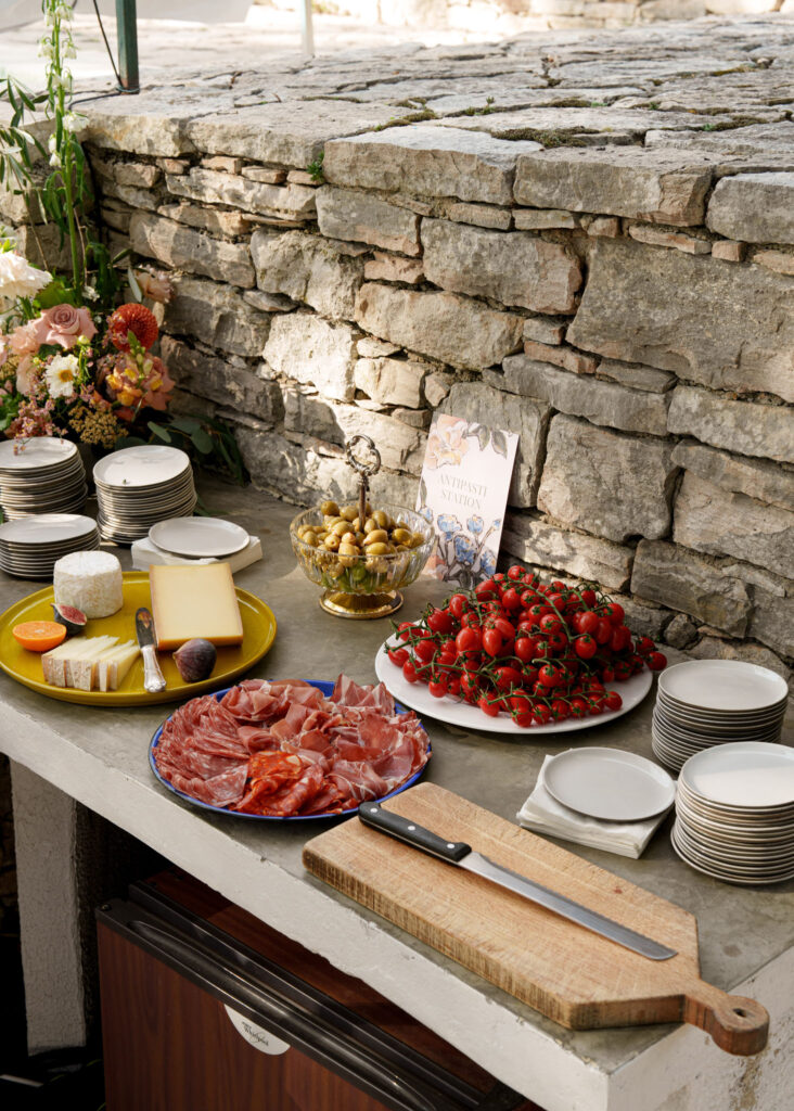 french food wedding