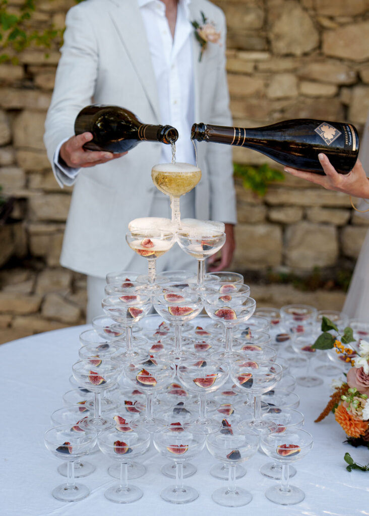 champagne tower