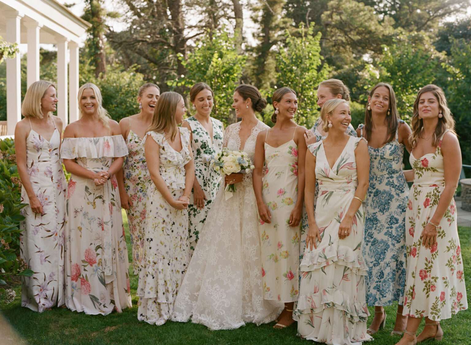 floral bridesmaid dress designers