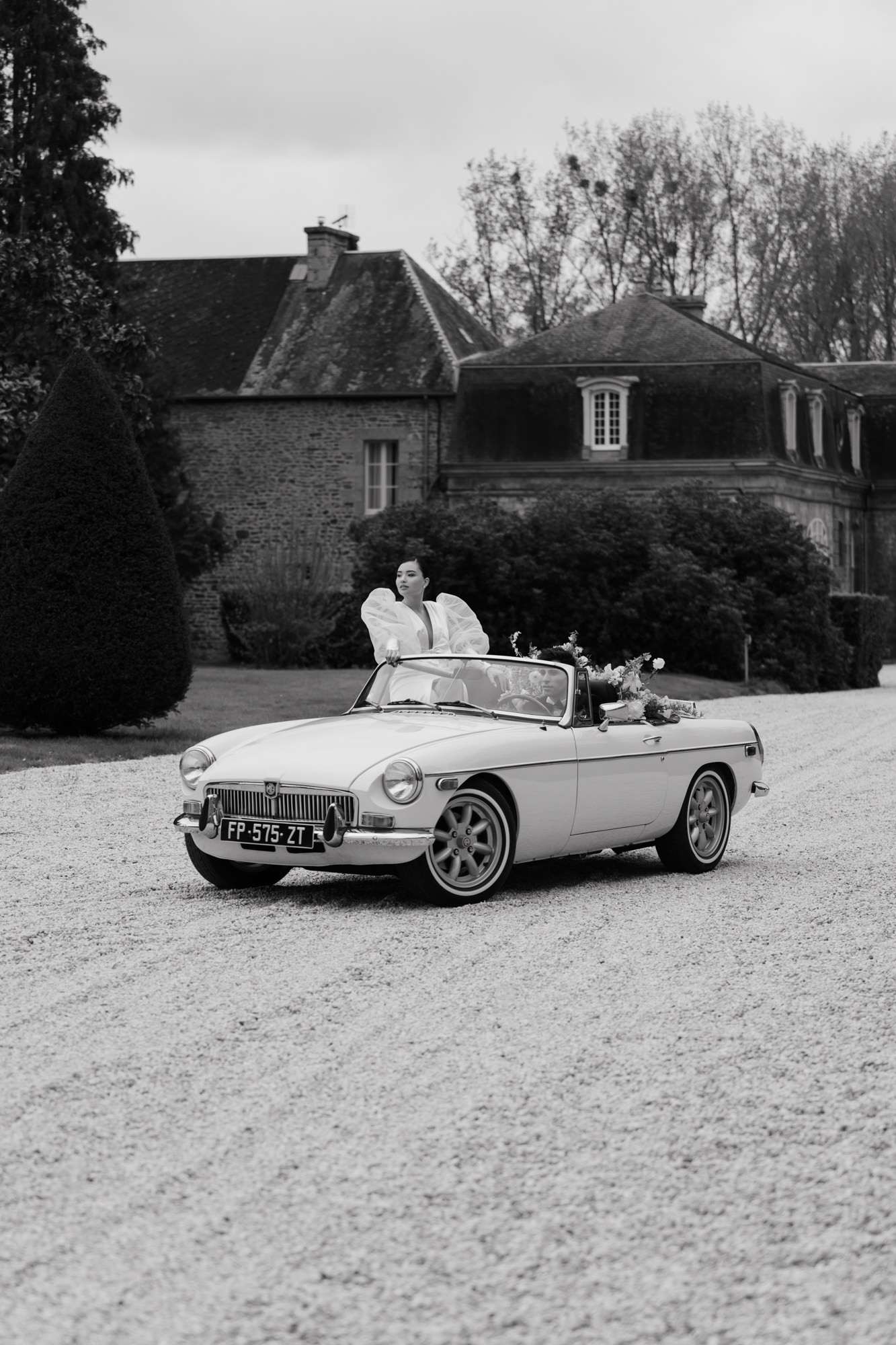 Mont Saint-Michel landmark photographed by Lea Evrevin at a destination wedding