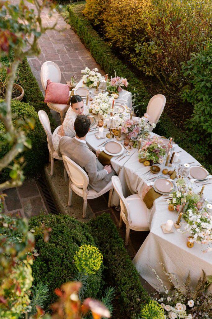 chateau de la gruerie pink wedding 4