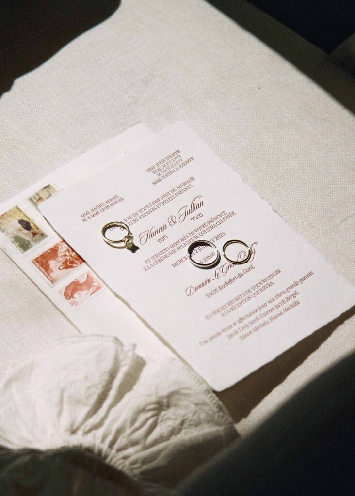 La Grand Belly T.Braoun detail invitation rings sunlight